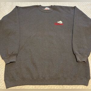 Vintage Arkansas Razorbacks Heavyweight College Crewneck Sweatshirt Size XL